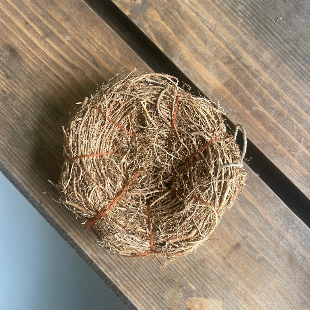 Naturalna Myjka do Ciała z Korzenia Wetiwerii (Luffa) – Rytuał Odnowy z Kaszmiru